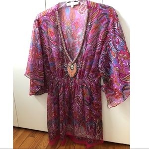 VINTAGE sheer tunic!!